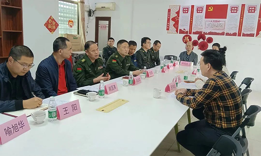 佛山军分区政委、禅城区委常委领导一行莅临丝瓜视频黄下载调研指导工作